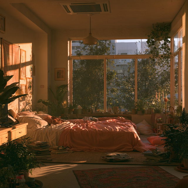 Comfy atmosphere style, Midjourney V8.2, render 2 of 4