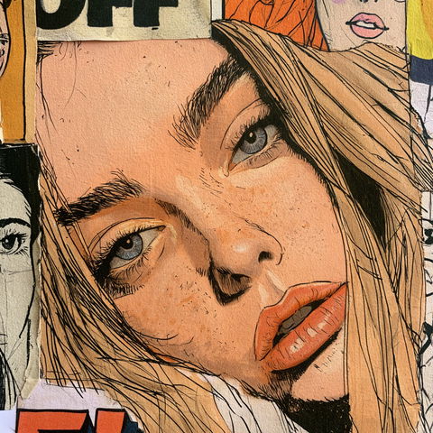 Comic strip style style (Techniques), Midjourney V8.2