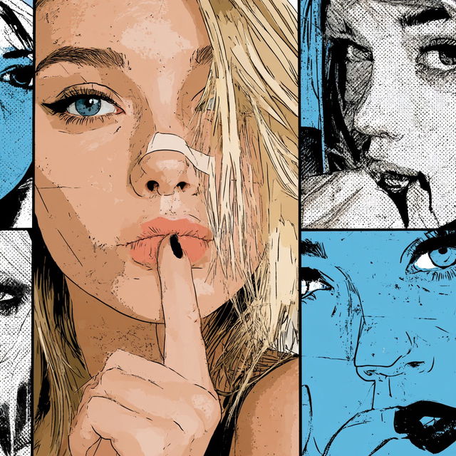 Comic strip style style, Midjourney V8.2, render 3 of 4