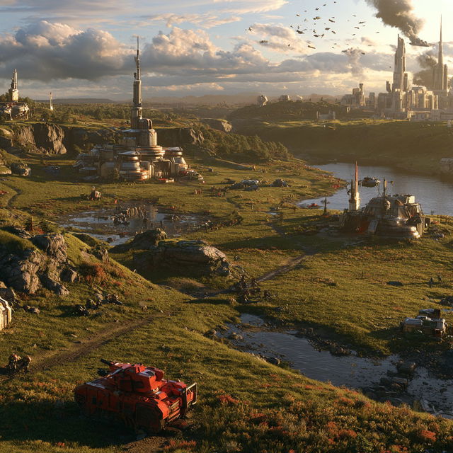 Command & Conquer style, Midjourney V8.2, render 2 of 4