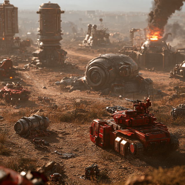 Command & Conquer style, Midjourney V8.2, render 1 of 4
