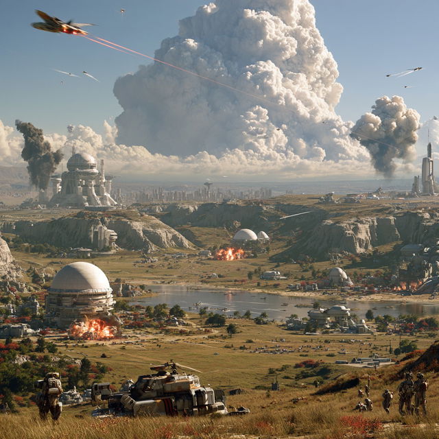Command & Conquer style, Midjourney V8.2, render 4 of 4