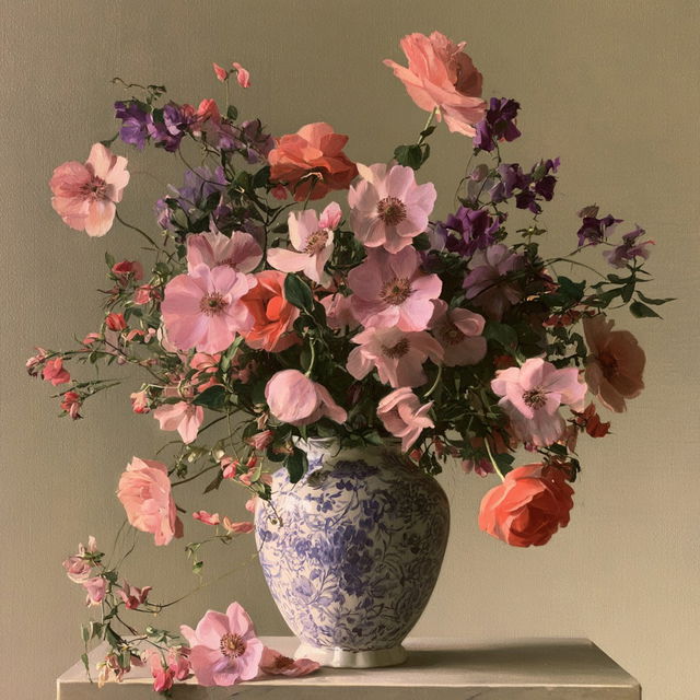 Constance Spry style, Midjourney V8.2, render 2 of 4