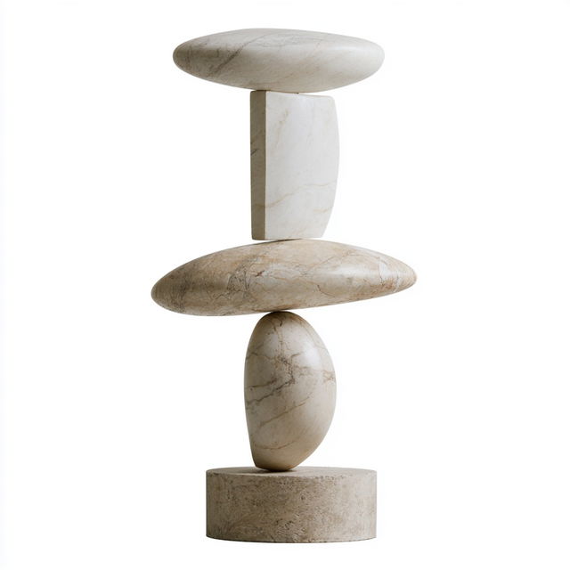 Constantin Brancusi style, Midjourney V8.2, render 4 of 4
