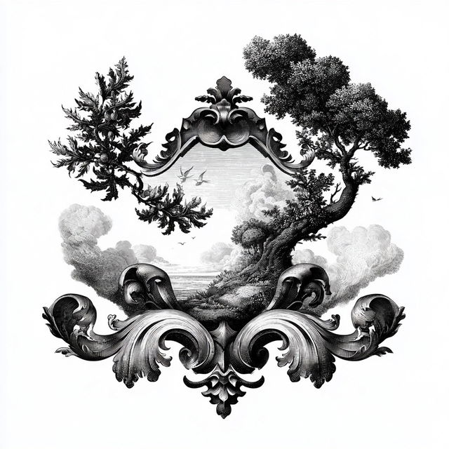 Copperplate engraving style, Midjourney V8.2, render 4 of 4
