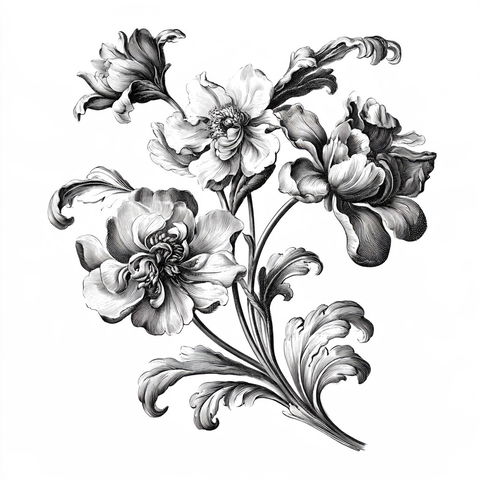 Copperplate engraving style (Techniques), Midjourney V8.2