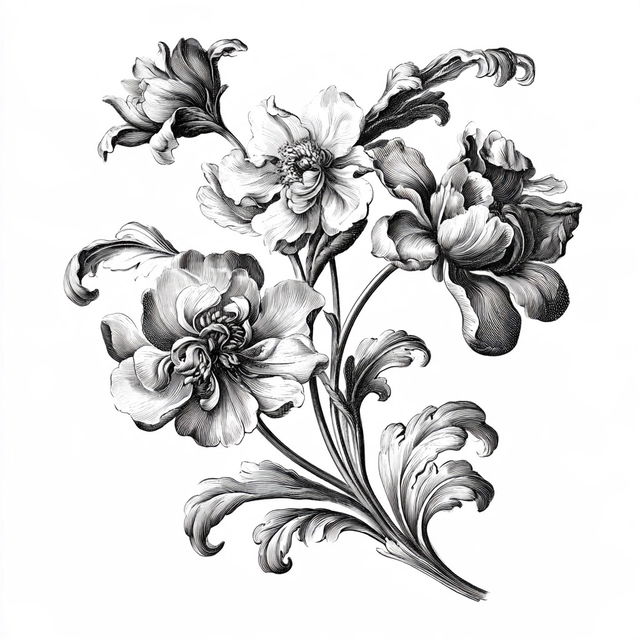 Copperplate engraving style, Midjourney V8.2, render 1 of 4