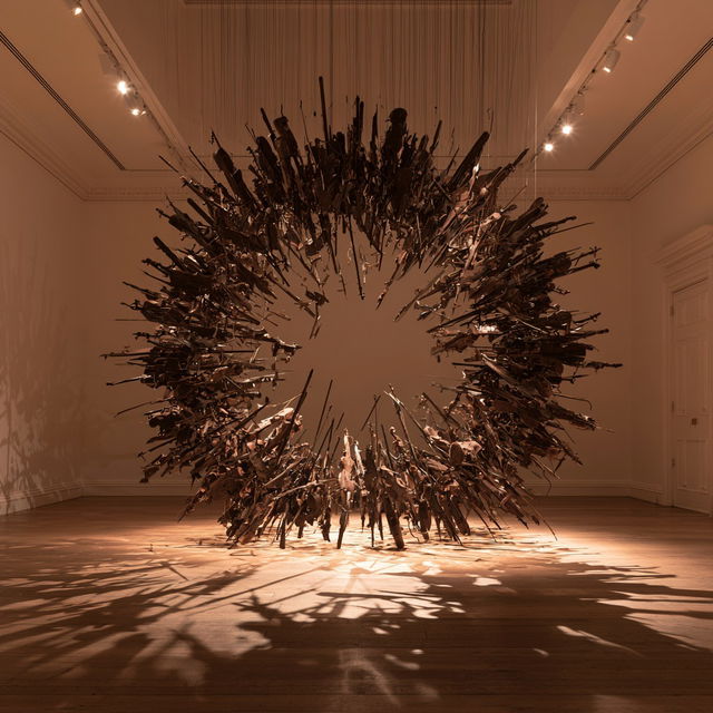 Cornelia Parker style, Midjourney V8.2, render 4 of 4
