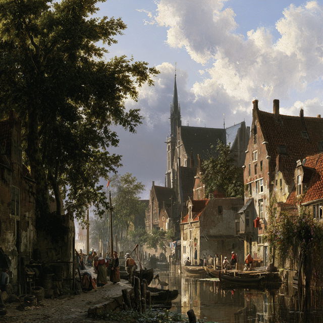 Cornelis Springer style, Midjourney V8.2, render 2 of 4