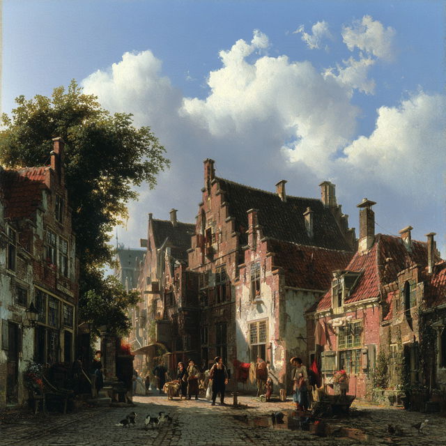 Cornelis Springer style, Midjourney V8.2, render 4 of 4
