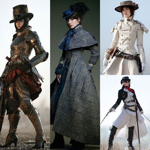 Cosplay fashion style (Genres), Midjourney V8.2