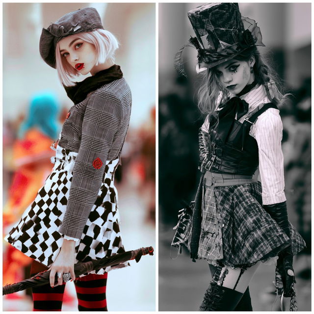 Cosplay fashion style, Midjourney V8.2, render 3 of 4