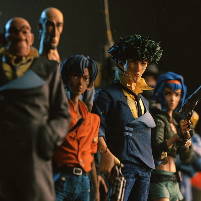 Cowboy Bebop style, Midjourney V8.2, render 4 of 4