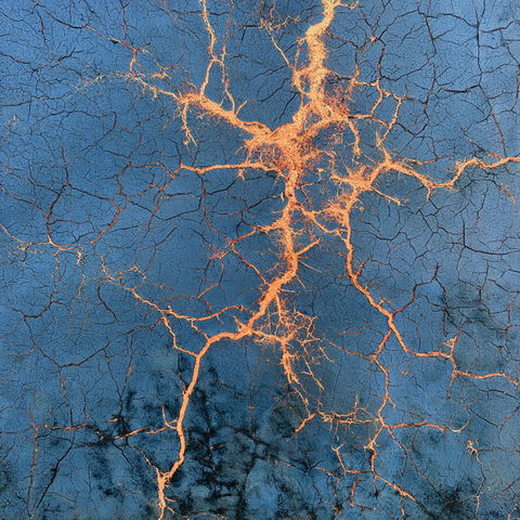 Cracked surface style (Modifiers), Midjourney V8.2
