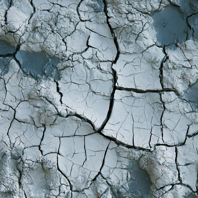 Cracked surface style, Midjourney V8.2, render 4 of 4