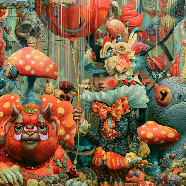 Craola style, Midjourney V8.2, render 4 of 4