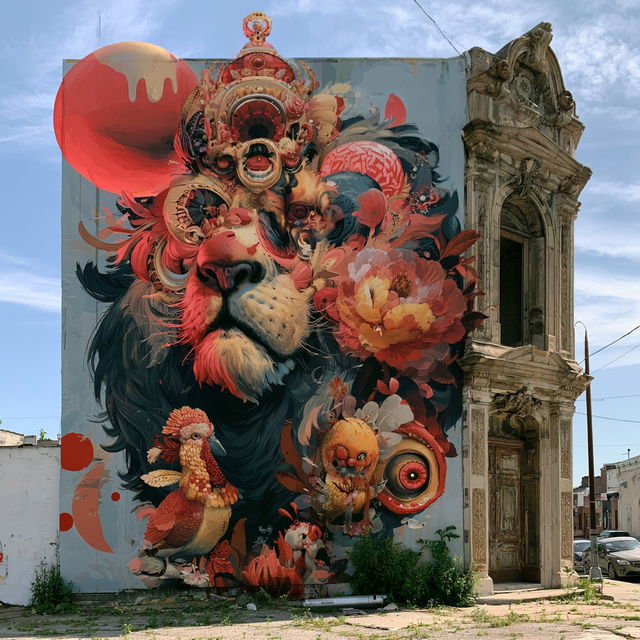 Craola style, Midjourney V8.2, render 3 of 4