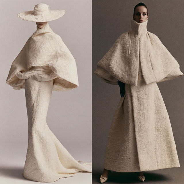 Cristobal Balenciaga style, Midjourney V8.2, render 2 of 4