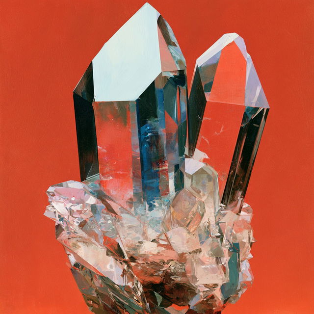 Crystal Cubism style, Midjourney V8.2, render 4 of 4
