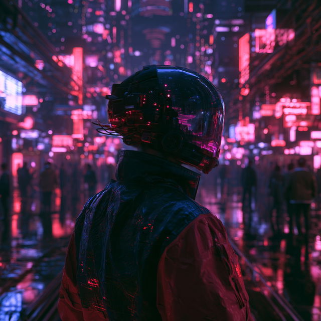 Cyberpunk style, Midjourney V8.2, render 4 of 4