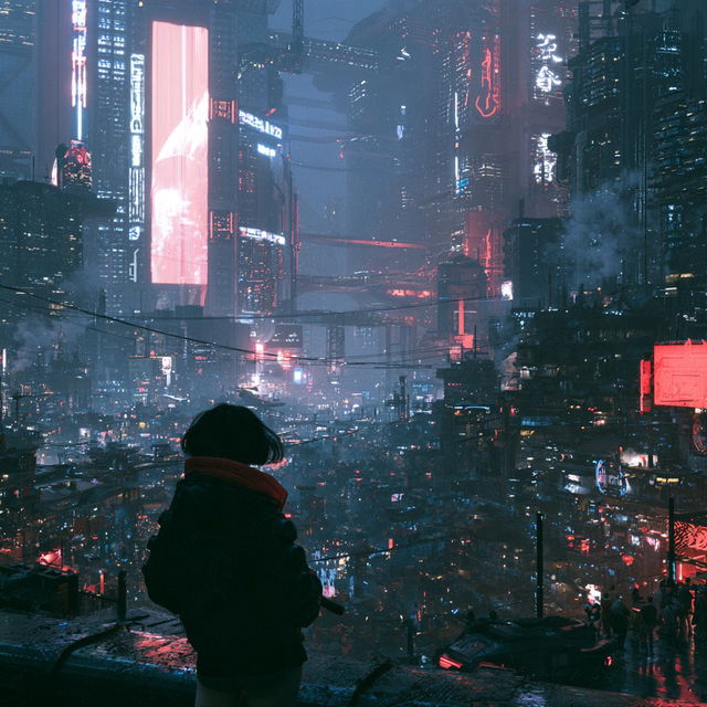 Cyberpunk style, Midjourney V8.2, render 3 of 4