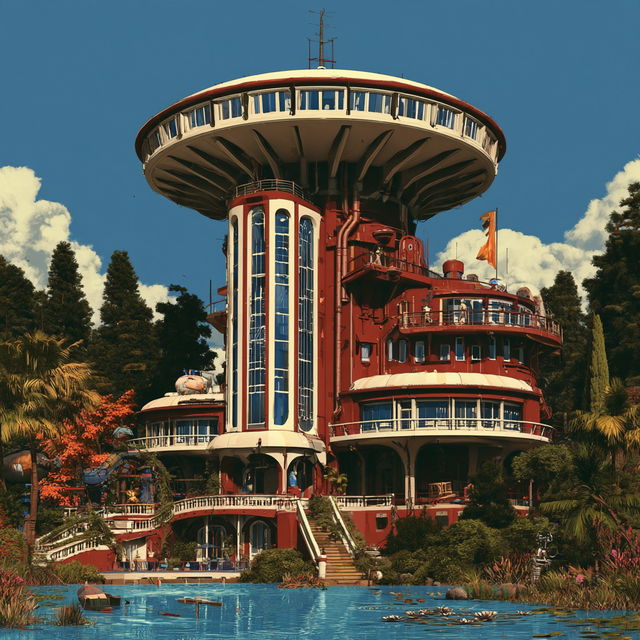 Metallurban style, Midjourney V8.2, render 3 of 4
