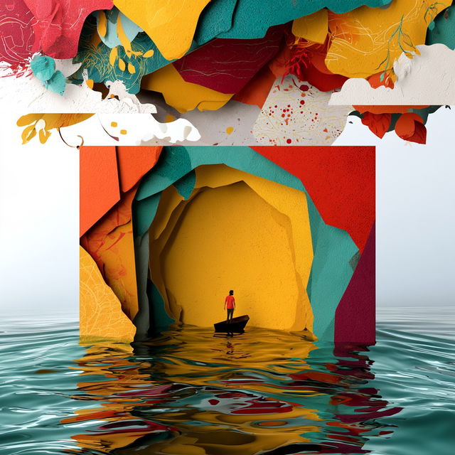 Xerox Relieflands style, Midjourney V8.2, render 3 of 4