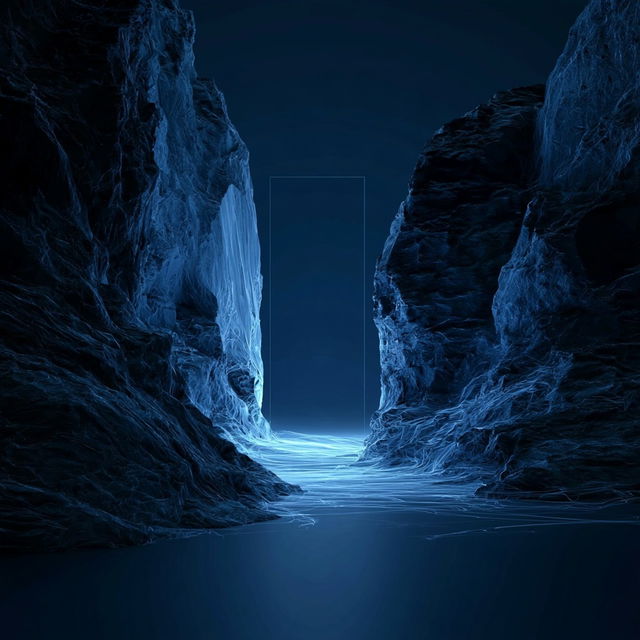 Luminolith style, Midjourney V8.2, render 2 of 4