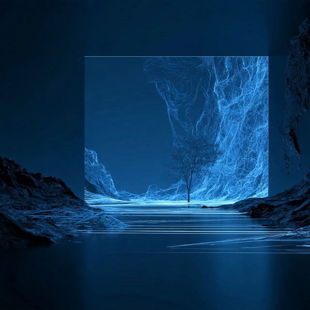 Luminolith style, Midjourney V8.2, render 4 of 4