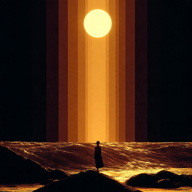 Solarchism style, Midjourney V8.2, render 3 of 4