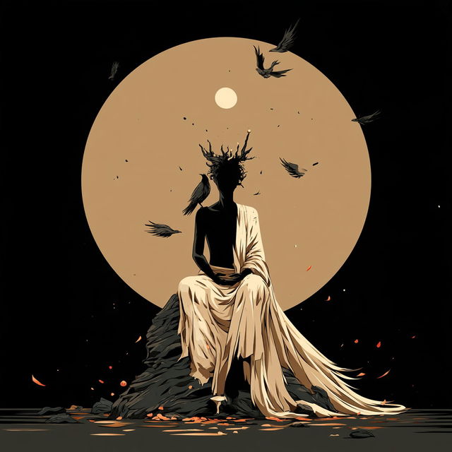 Lanternblack Folktale style, Midjourney V8.2, render 2 of 4