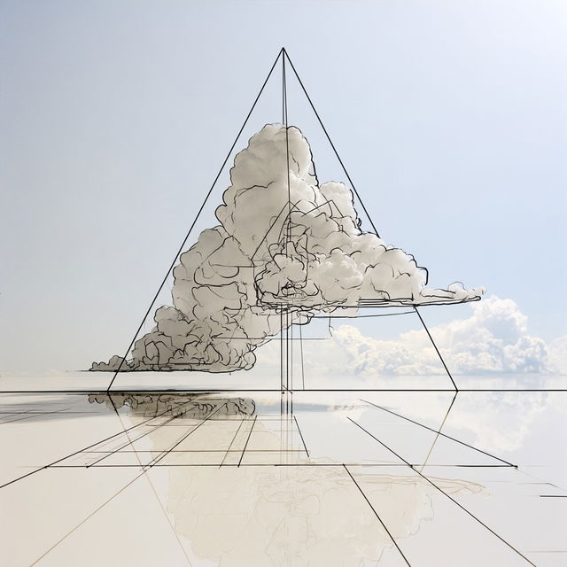 Limestone Mirror Gardens style, Midjourney V8.2, render 1 of 4