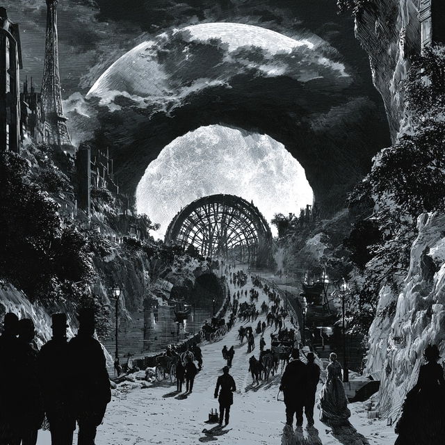 Engravescape style, Midjourney V8.2, render 3 of 4