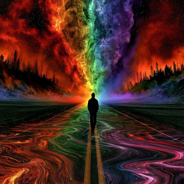 Pilgrim Nebula style, Midjourney V8.2, render 3 of 4