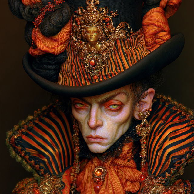Vermilion Mordant style, Midjourney V8.2, render 1 of 4