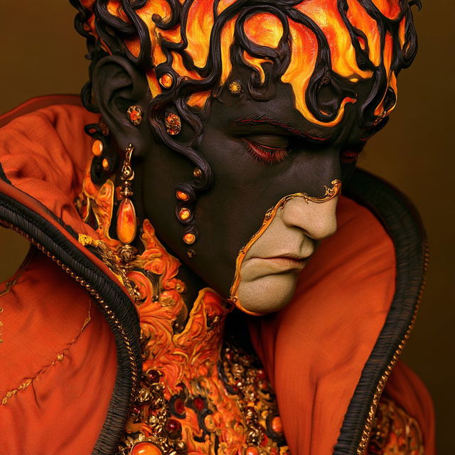 Vermilion Mordant style, Midjourney V8.2, render 4 of 4