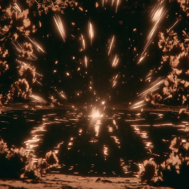 Television After Sundown style, Midjourney V8.2, render 2 of 4