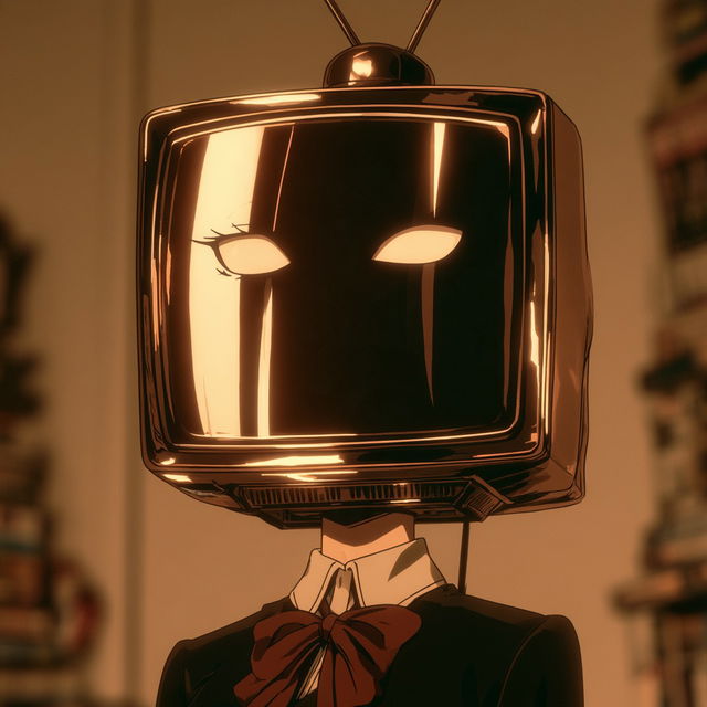 Television After Sundown style, Midjourney V8.2, render 1 of 4