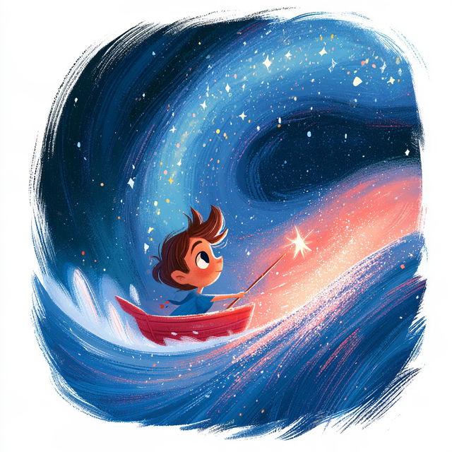 Brushspark style, Midjourney V8.2, render 3 of 4