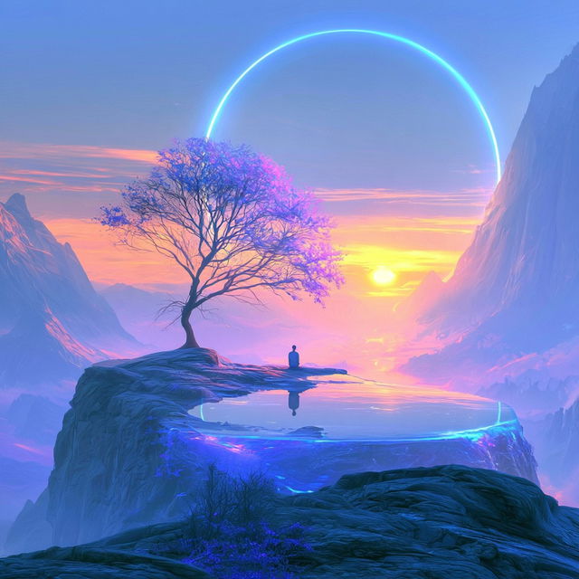 Afterglow Monoliths style, Midjourney V8.2, render 4 of 4