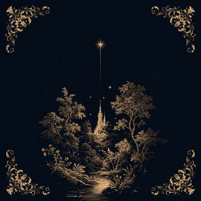 Stellarabesque style, Midjourney V8.2, render 4 of 4