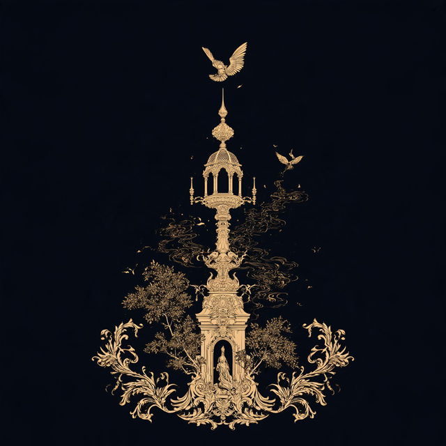 Stellarabesque style, Midjourney V8.2, render 3 of 4
