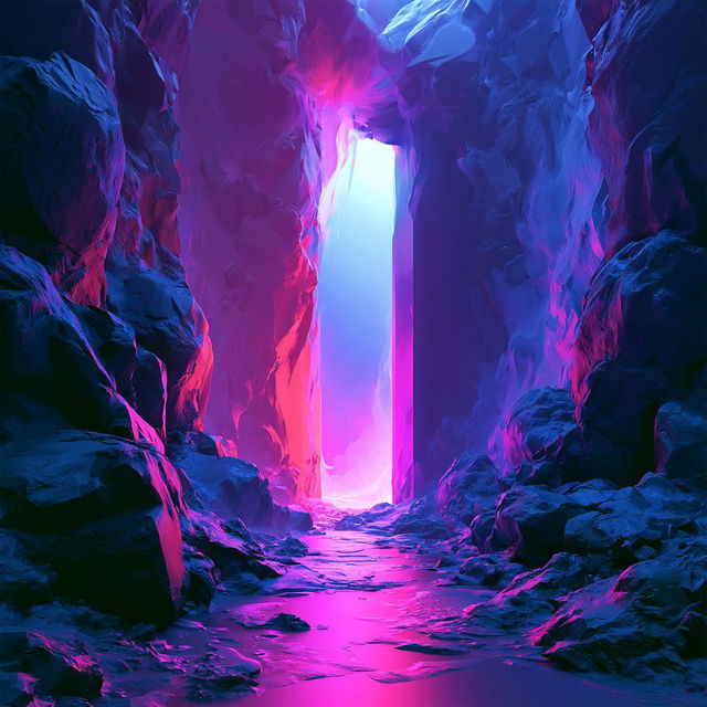 Cavernous Retina style, Midjourney V8.2, render 2 of 4