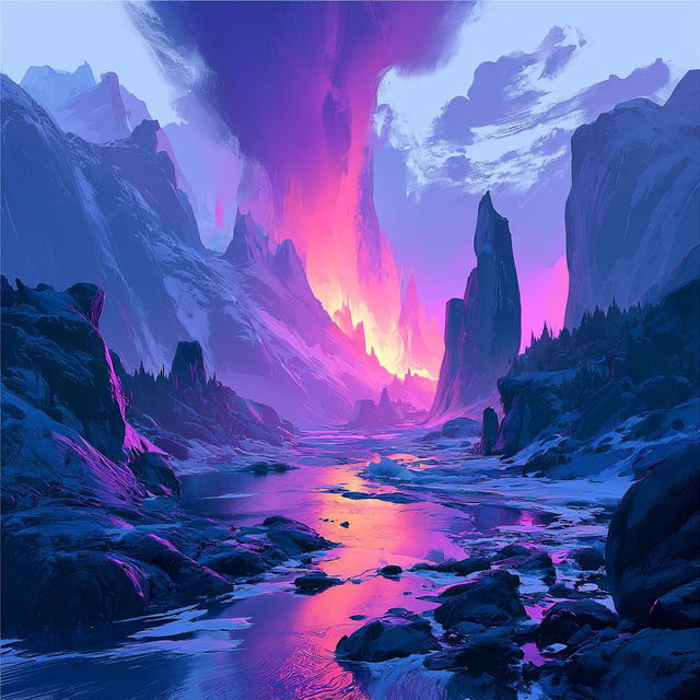 Cavernous Retina style, Midjourney V8.2, render 1 of 4