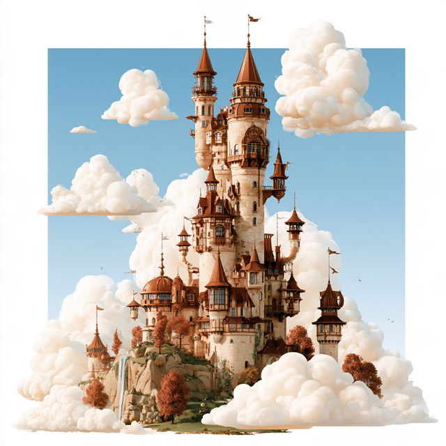 Castellinette style, Midjourney V8.2, render 2 of 4