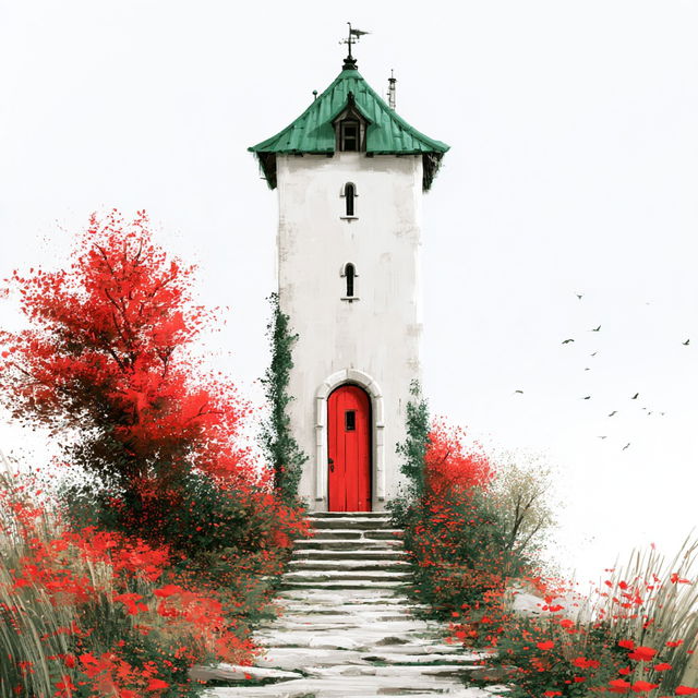 Redgreen Proscenium style, Midjourney V8.2, render 3 of 4