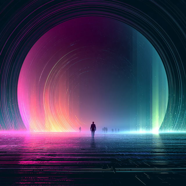 Neon Undertow style, Midjourney V8.2, render 2 of 4