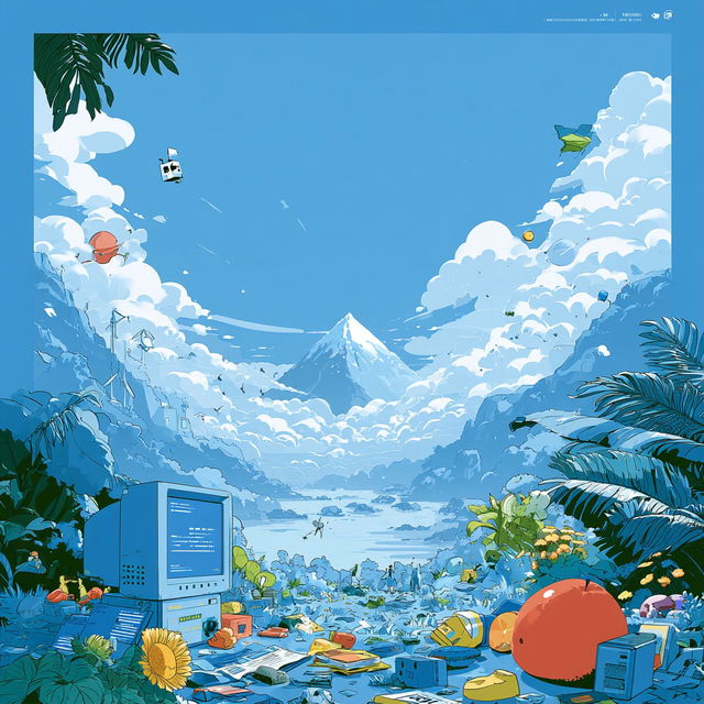 Cryofolia style, Midjourney V8.2, render 4 of 4
