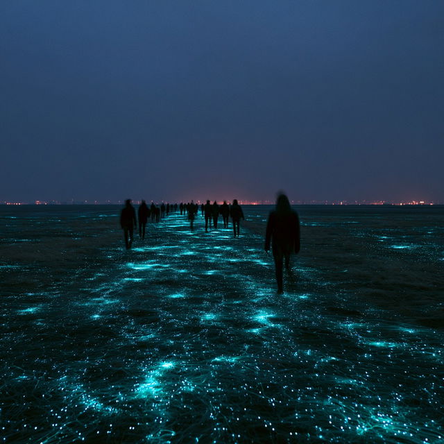 Daan Roosegaarde style, Midjourney V8.2, render 3 of 4