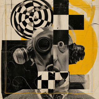 Dada movement style, Midjourney V8.2, render 4 of 4